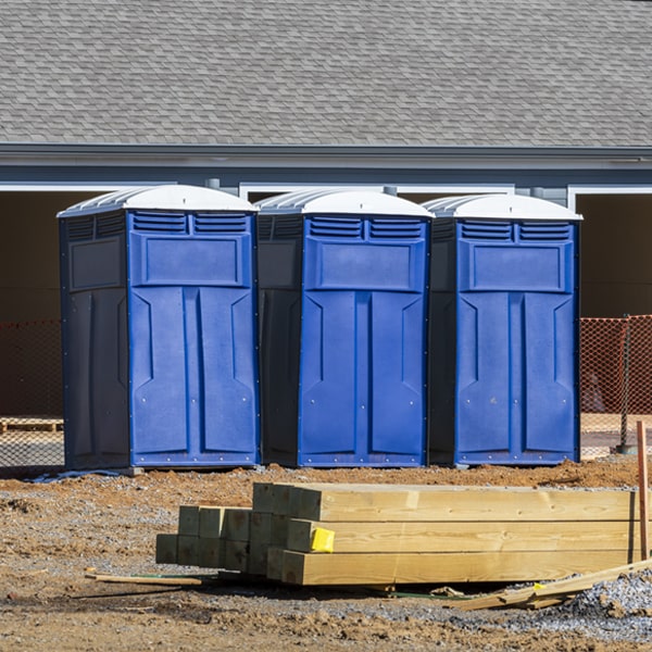 can i customize the exterior of the portable toilets with my event logo or branding in Aldora